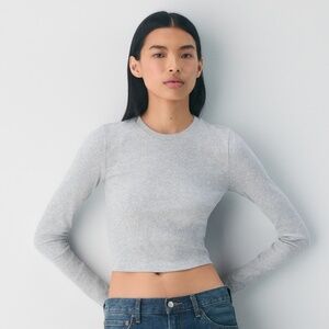 NWT Aritzia HomeStretch™ Rib Crew Waist Longsleeve Top Size Large